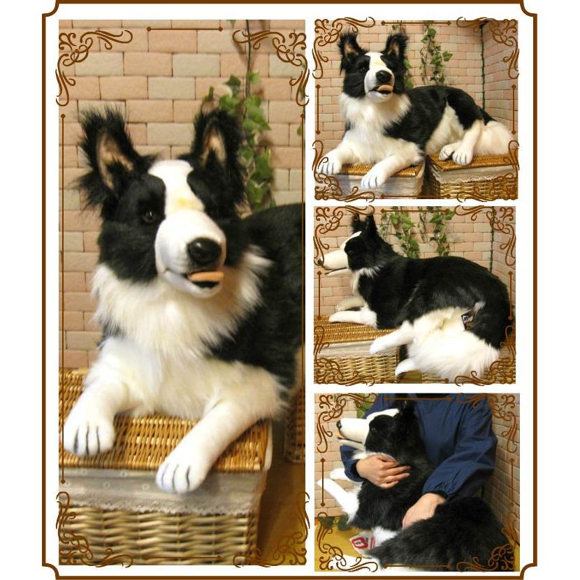 置物 動物 可愛い 犬 ぬいぐるみ ボーダーコリー ビッグサイズ 置物 動物 可愛い 犬 ぬいぐるみ ボーダーコリー ビッグサイズ