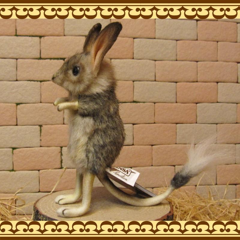 置物 動物 可愛い ねずみ ぬいぐるみ リアル トビネズミ スタンド