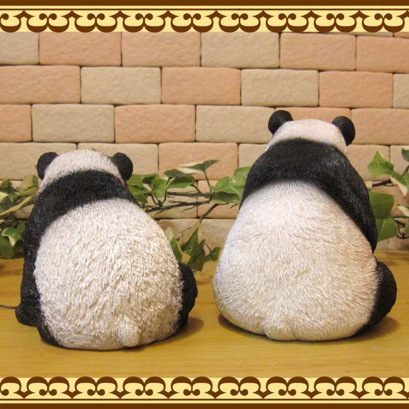 パンダ 本物の様！毛並みが可愛いです！オブジェ 置き物