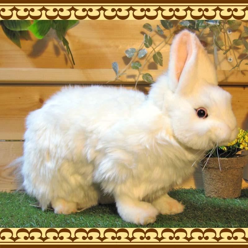置物 動物 可愛い ウサギ ぬいぐるみ 雪うさぎ Aタイプ リアル 干支