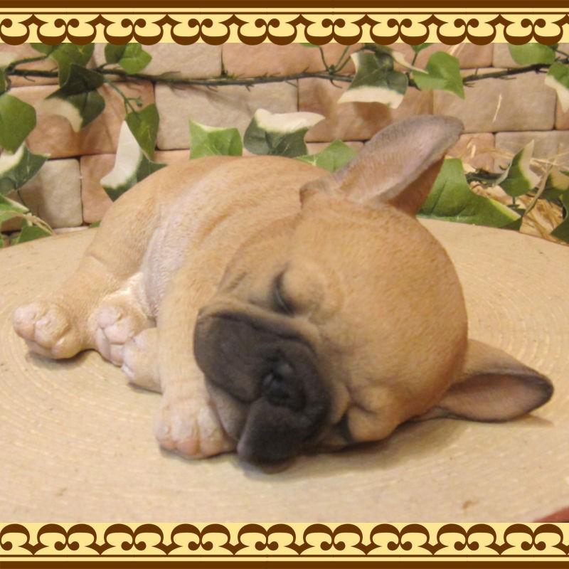 ブルドッグ パグ ぬいぐるみ 置き物 犬 リアル 大きめ アンティーク風