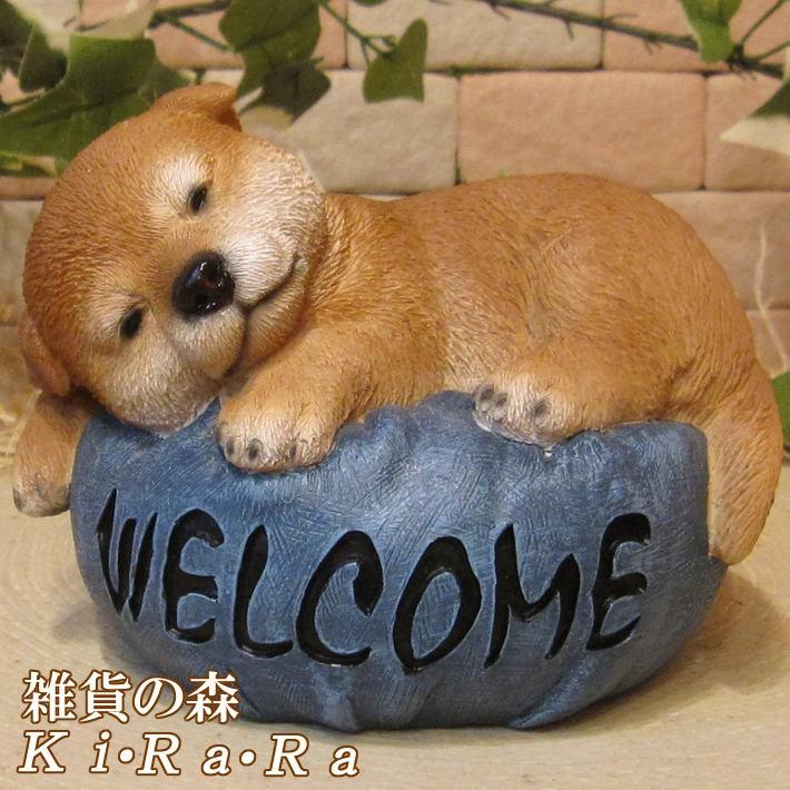 置物 動物 可愛い 犬の置物 柴犬 リアル お昼寝中！ 青クッション 子