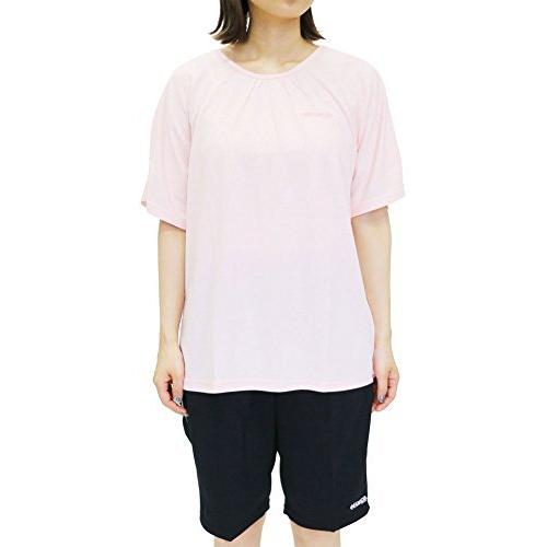 ザッカlife ケイパ ランニングウェア 上下セット ドライ Tシャツ ジャージ ショートパンツ レディース ピンク Ll 驚きの価格