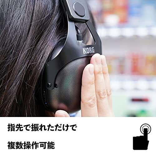 正規品正規販売店 KORG ノイズキャンセリング DJヘッドホン NC-Q1 BK ブラック ワイヤレス Bluetooth Googleアシスタント Siri 36時