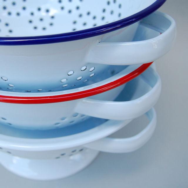 ホーローコランダー(S)」ホウロウ ほうろう 琺瑯 水切り コランダー