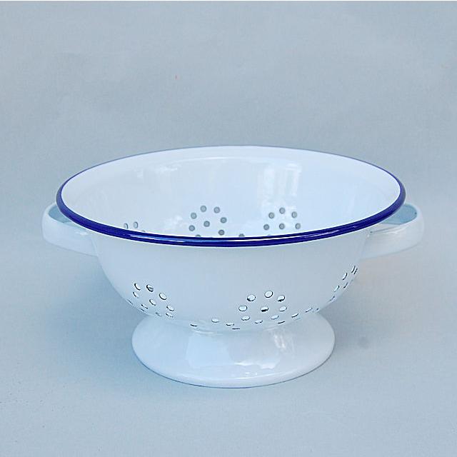 ホーローコランダー(S)」ホウロウ ほうろう 琺瑯 水切り コランダー