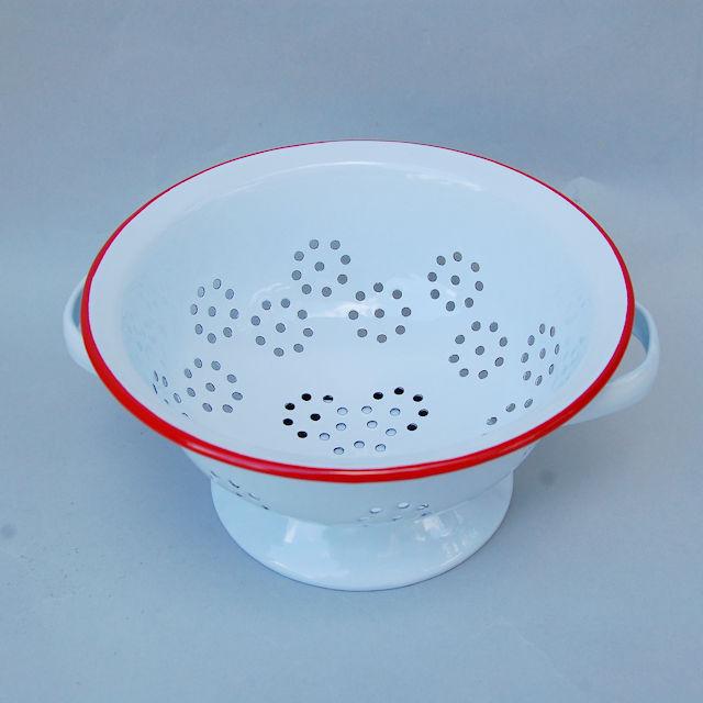 ホーローコランダー(S)」ホウロウ ほうろう 琺瑯 水切り コランダー