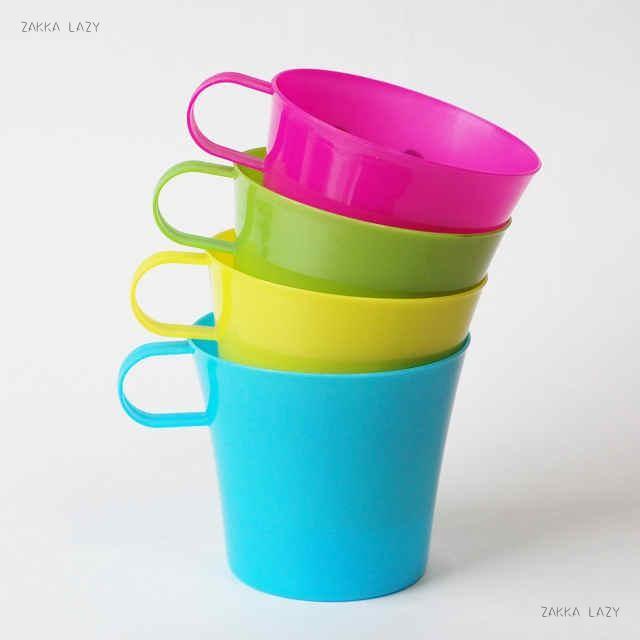 マグカップ カラフル コップ Colorfull Mug Cup 4色set ぱんだ Ok 雑貨レイジー 通販 Yahoo ショッピング