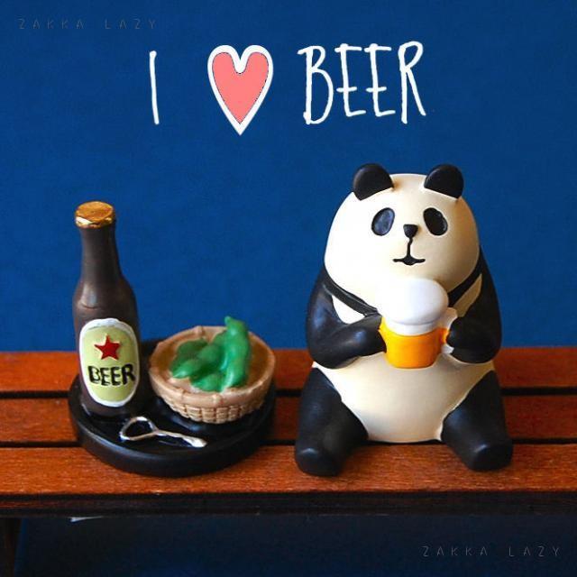 concombre インテリア アニマル 動物 ぱんだ パンダ ビール 「麦酒