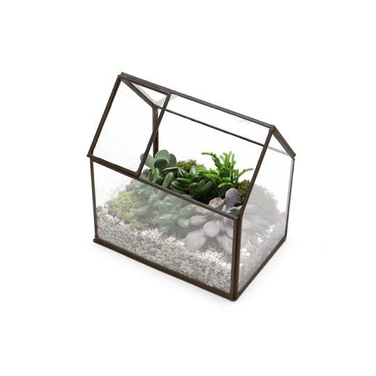 DETAIL テラリウム ガラスケース 家型 ハウス 容器 21cm House