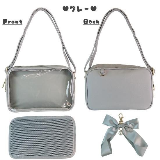 痛バッグ 痛バ ポシェット ポーチ ショルダー チャーム リボン お財布