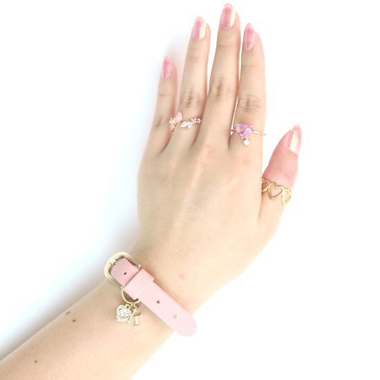 イニシャル　レザーブレスレット 91bc752079ad15497b0daff9c8d380