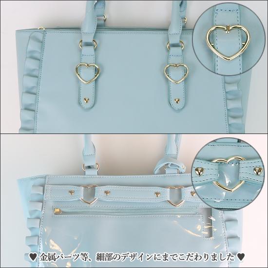 痛バッグ トート ビニールトートバッグ 魅せトート 痛バ