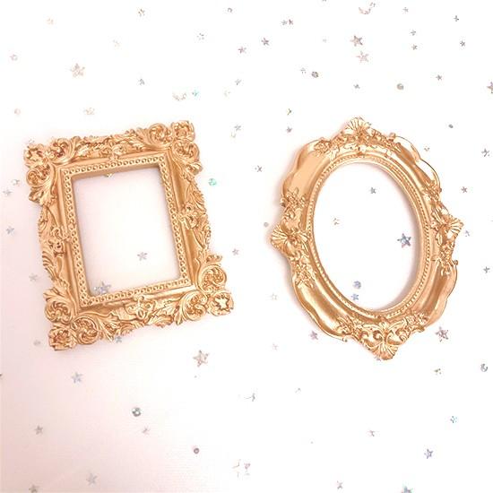 8cm×10cm 10cm×12cm ゴールド ミニフレーム 額縁 写真たて 写真立て
