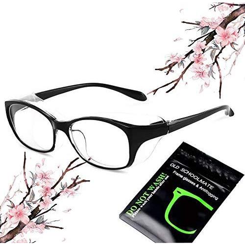 花粉 メガネ ゴーグル ブルーライト 紫外線 粉塵 飛沫 にも対策 目立たない 伊達めがね 曇ら