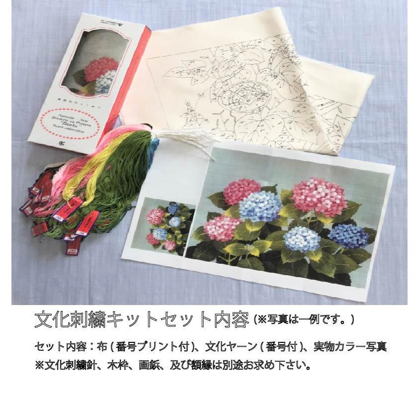 文化刺繍キット ３号 南天と小鳥