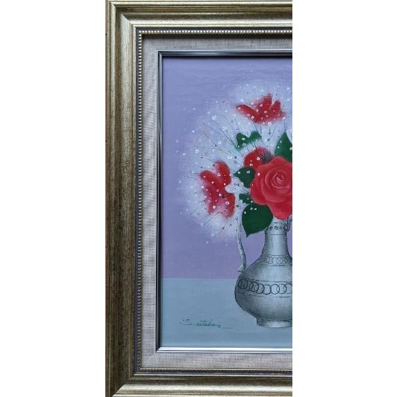 絵画 油絵 F6サイズ(6号) 千賀節子 薔薇 : ざっか菜の花ヤフー 絵画 油絵 F6サイズ(6号) 千賀節子 薔薇 : ざっか菜の花ヤフー