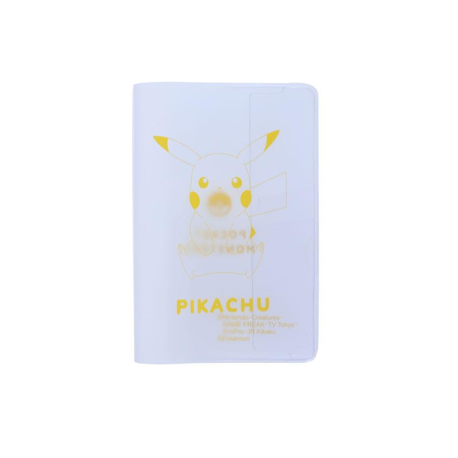 Pokemon ポケモン パスポートカバー おすわりピカチュウ クリア