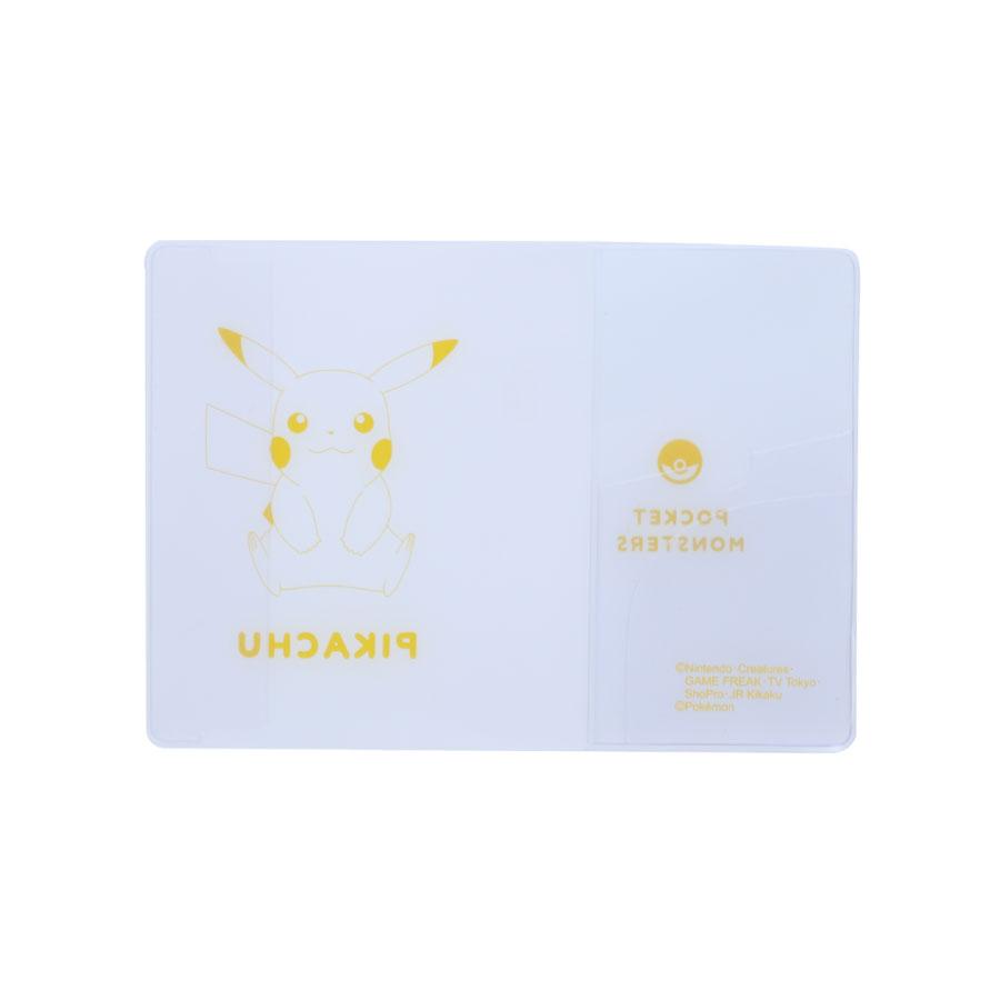 Pokemon ポケモン パスポートカバー おすわりピカチュウ クリア