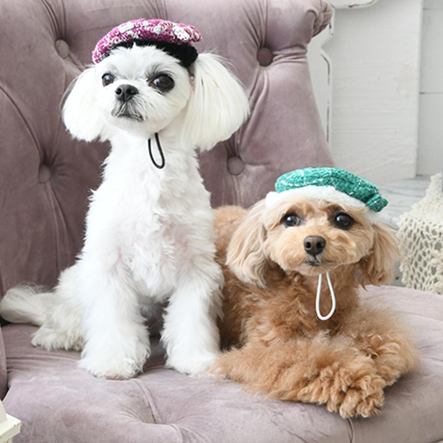 新品 アナスイ 猫耳フェイクファーベレー帽 Mサイズ 微調整可 オフ