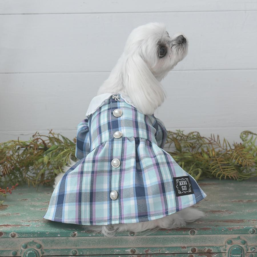 【新品未使用】ANNA SUI 犬服 チェック柄ワンピース Lサイズ 2着セット ANNA SUI（アナスイ） 犬 服 犬服 ペット服 ドッグウェアア 犬の服