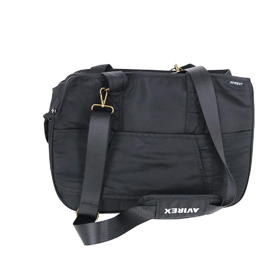 AVIREX ペット用キャリーバッグ ブラック AVIREX（アヴィレックス） ペットキャリー ペットスリング 犬 抱っこ