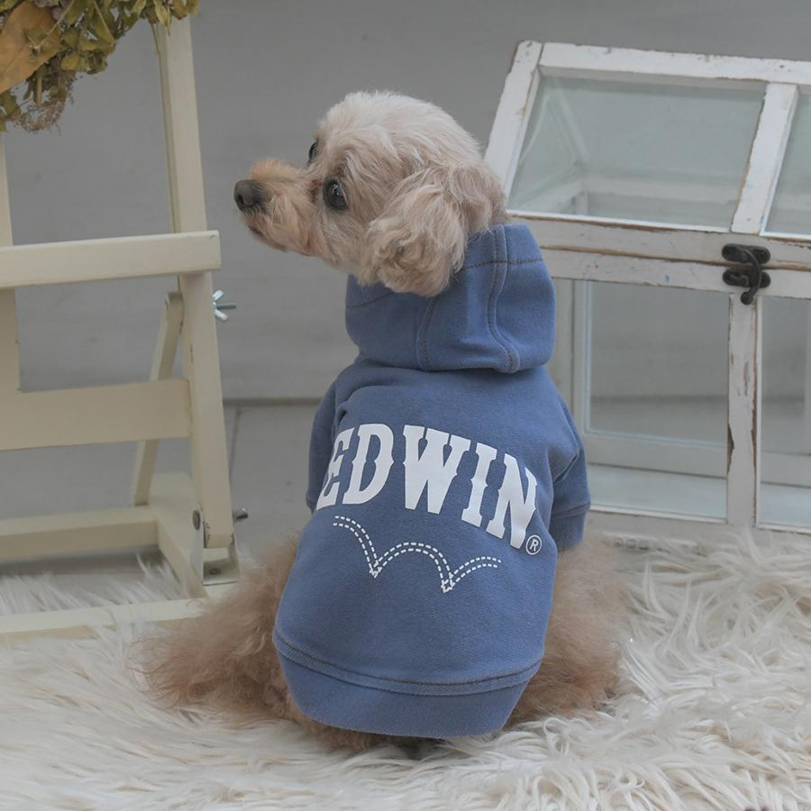 ④犬用 服(2L)ネイビー　新品　未使用　タグ付き　EDWIN（エドウイン） EDWIN（エドウィン） 犬 服 犬服 ペット服 ドッグウェア 犬の服