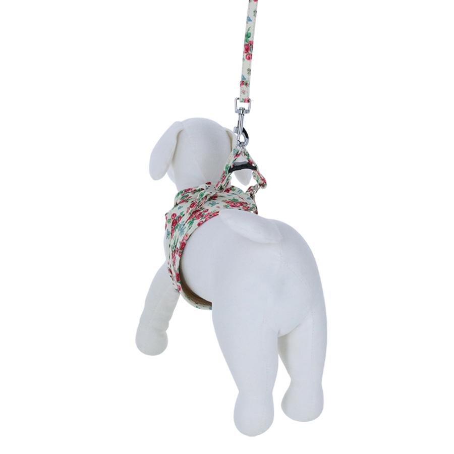 ハーネス 犬 胴輪 犬具 小型犬 | LAURA ASHLEY フラワーハーネス M
