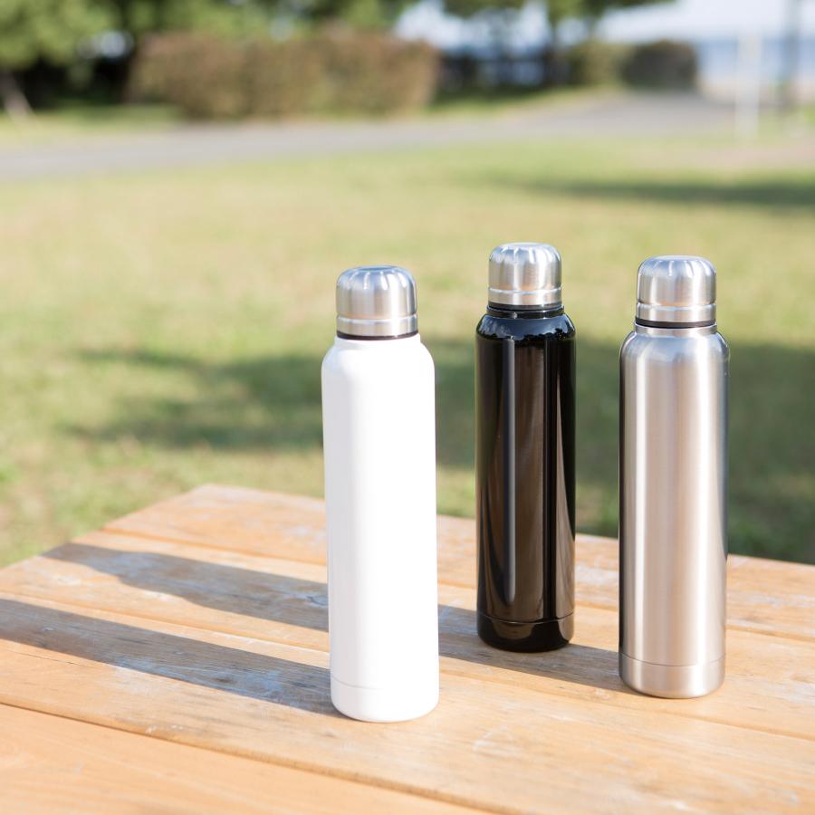 THERMO BOTTLE シルバー 水筒　350ml サーモ 水筒 350ml ステンレスボトル ウォーターボトル 保冷