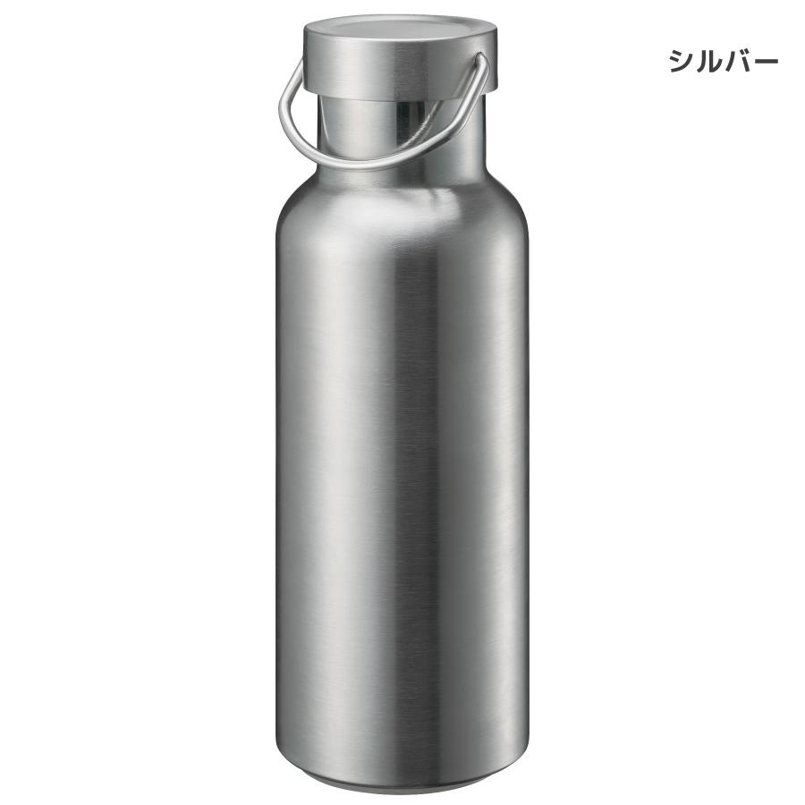 シルバー ステンレス水筒 サーモ 水筒 500ml ステンレスボトル ウォーターボトル 保冷 保温