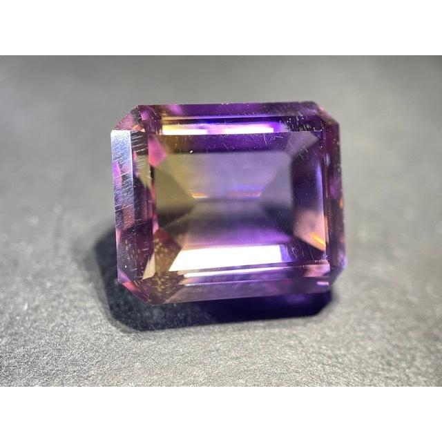 アメトリンルース 美しいアメトリン21.55カラット ボックスカット 天然宝石_3