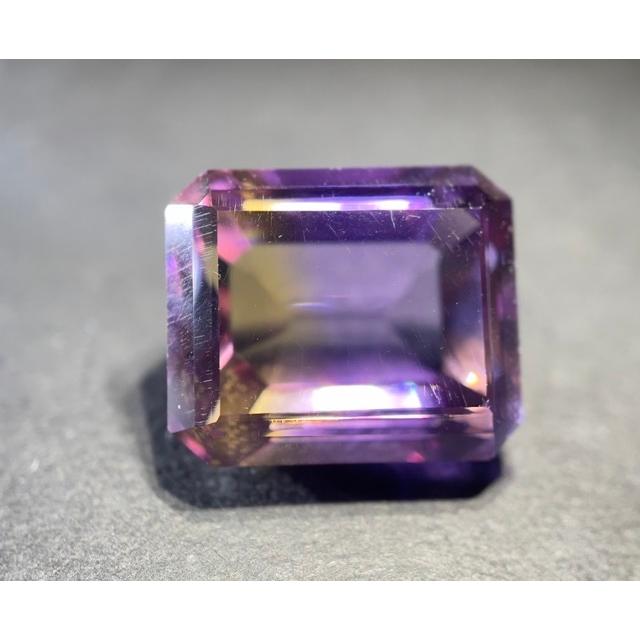 アメトリンルース 美しいアメトリン21.55カラット ボックスカット 天然宝石_4