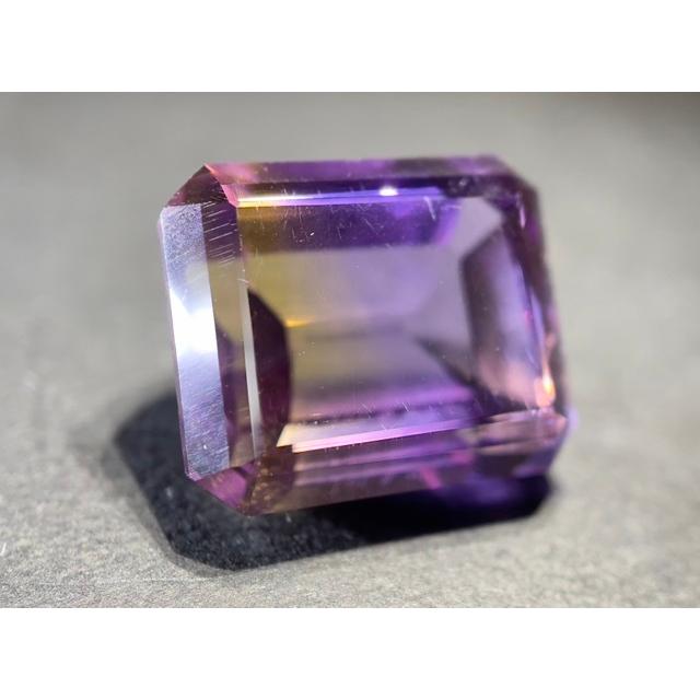 アメトリンルース 美しいアメトリン21.55カラット ボックスカット 天然宝石_6