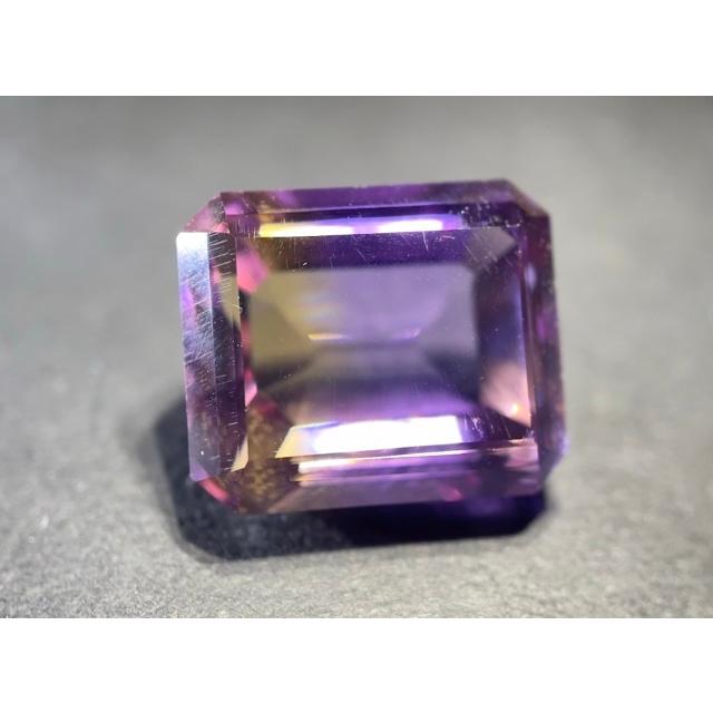 アメトリンルース 美しいアメトリン21.55カラット ボックスカット 天然宝石_7