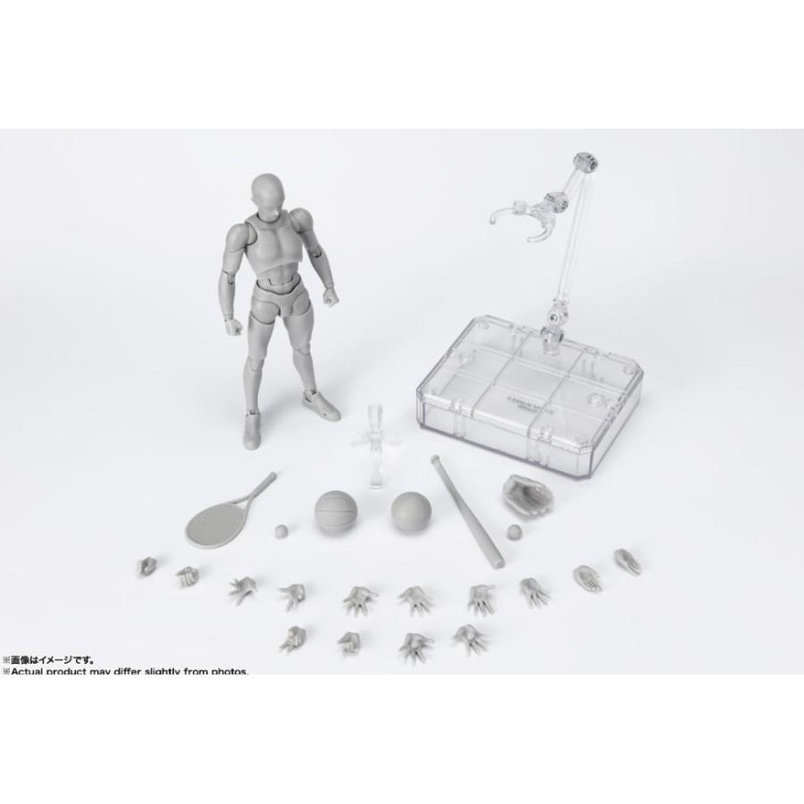 S.H.フィギュアーツ ボディくん -スポーツ- Edition DX SET (Gray Color Ver.) 約150mm PVC&ABS製 塗装済み可動フィギュア BAS64933｜zakkanoomisehachiro｜02