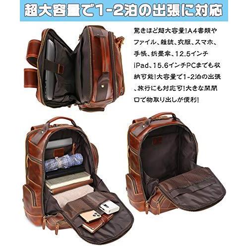 公式限定新作 送料無料 Lannsyne リュック メンズ 本革 2way バックパック 革 ビジネスバッグ ビジネスリュック マチ拡張 大容量 15インチpc 対応 通勤 通学 1 2泊 出張 旅行 通気性 Usbポート付き 国内配送 Ktqa Org