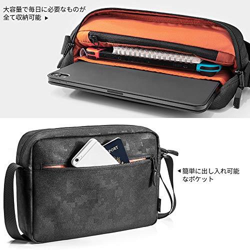 ショルダーバッグ メンズ 撥水加工 Ipad Pro 11 9 7 Ipad対応 Tomtoc 迷彩 ブラック Dsi 雑貨のやまとヤフー店 通販 Yahoo ショッピング
