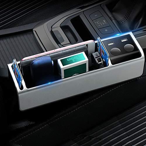 Raksonic 車用収納ポケット 運転席と助手席の間サイド収納ボックス シルバー Usb充電 Elo2936 雑貨のやまとヤフー店 通販 Yahoo ショッピング