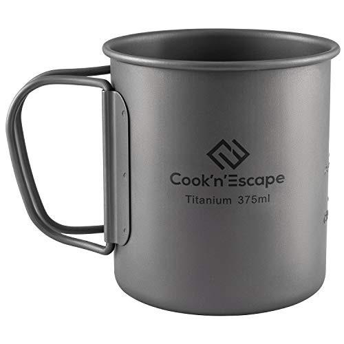 Cook N Escape アウトドア用マグカップ チタン マグ シェラカップ 超軽量 収納袋付 専用収納袋付 指紋防止加工 Lea 雑貨のやまとヤフー店 通販 Yahoo ショッピング