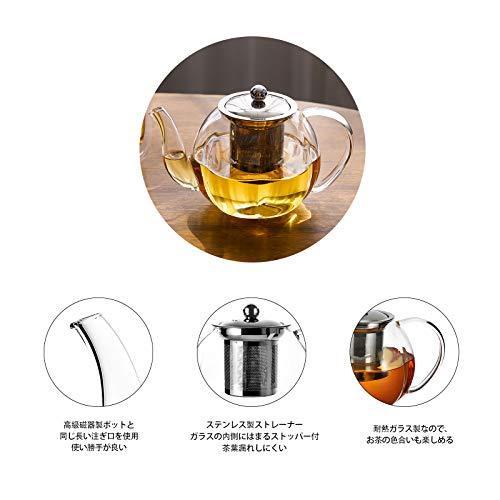 Vkchef ティーポット 耐熱ガラス 急須 透明 紅茶ポット1000ml 大容量 ステンレス 茶こし付き 直火可 フルーツティ Ooy8547 雑貨のやまとヤフー店 通販 Yahoo ショッピング