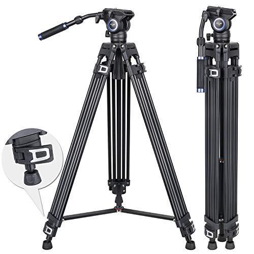 即日出荷 ビデオ三脚 プロ級 大型カメラ三脚 全高185cm多場景適用 3段階伸縮 レバー式 Mf70 本店は Tv Creativetalentnetwork Com