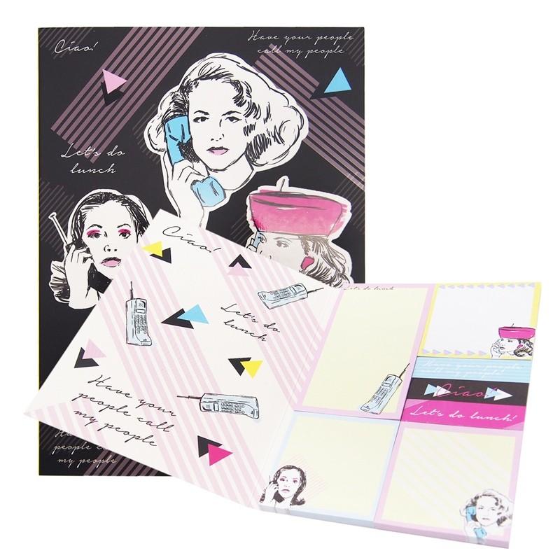 MOLLY & REX 付箋 （三人の女性） おしゃれ ポストイット 文房具 