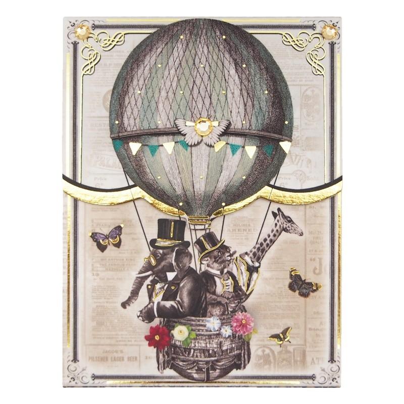 パンチスタジオ ミニ メモ帳 アンティーク 動物 気球 マグネット開閉式 文房具 ノートパッド 雑貨ロビン ヤフー店 通販 Yahoo ショッピング