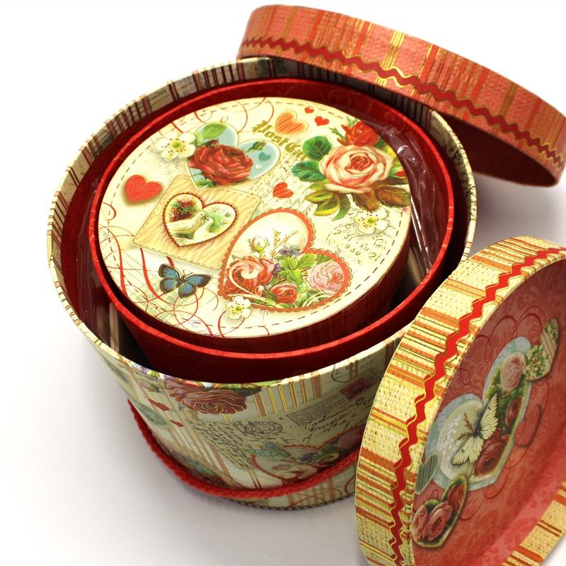 パンチスタジオ バレンタイン テイスティ・トリートボックス 収納 フタ