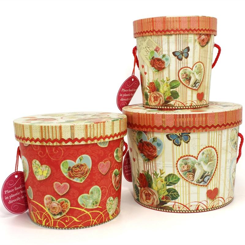 パンチスタジオ バレンタイン テイスティ・トリートボックス 収納 フタ