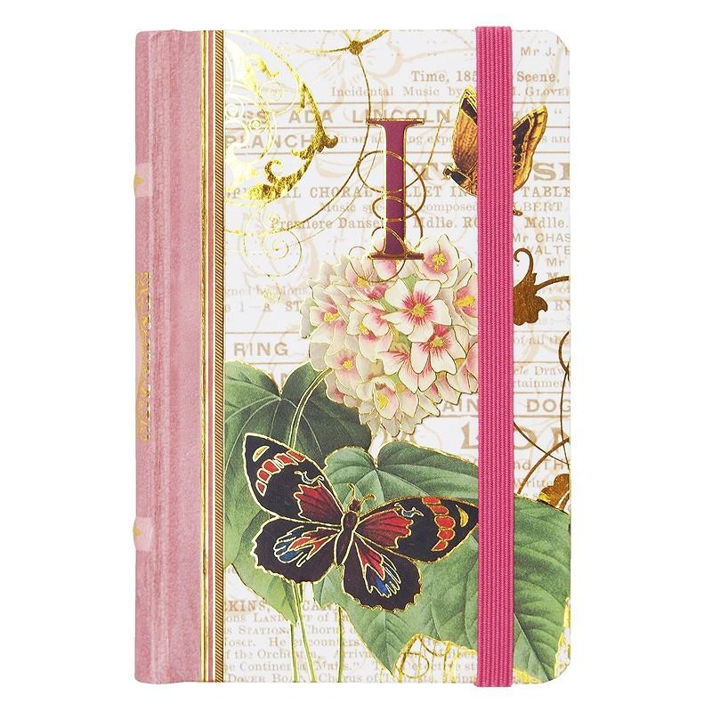 パンチスタジオ イニシャルノート イニシャルi フラワー ゴムバンド付き 文房具 ジャーナルノート 514i 雑貨ロビン ヤフー店 通販 Yahoo ショッピング