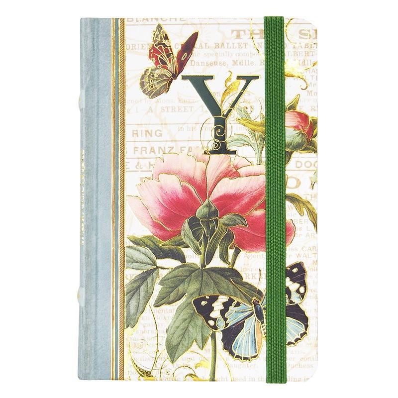 パンチスタジオ イニシャルノート イニシャルy フラワー ゴムバンド付き 文房具 ジャーナルノート 514y 雑貨ロビン ヤフー店 通販 Yahoo ショッピング