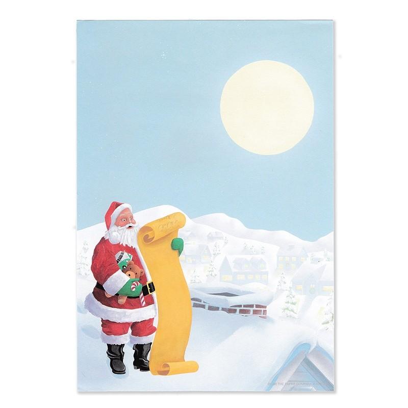 The Paper Company レターセット 便箋6枚 封筒3枚 屋根の上のサンタクロース クリスマス レトロ 586xs 雑貨ロビン ヤフー店 通販 Yahoo ショッピング
