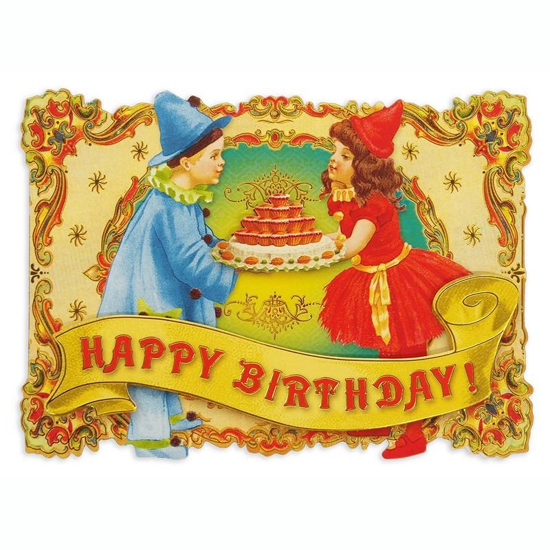 パンチスタジオ バースデーカード 立体 Lサイズ 男の子 女の子 誕生日 グリーティング ダイカット 雑貨ロビン ヤフー店 通販 Yahoo ショッピング