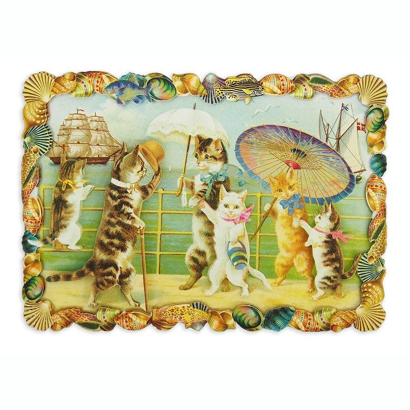 パンチスタジオ グリーティングカード 立体 Lサイズ 海辺の散歩 ダイカット 雑貨ロビン ヤフー店 通販 Yahoo ショッピング